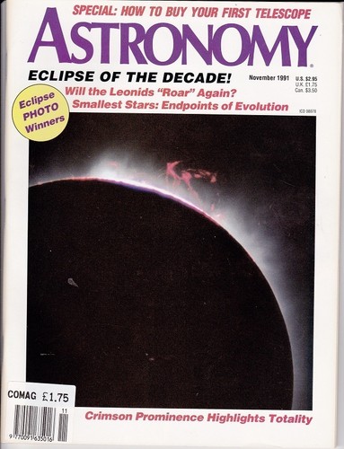 Astronomy magazine november - astronomy,