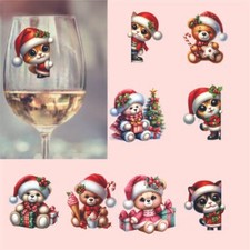 9x Mixed Christmas Cartoon