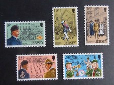 Jersey 1982 Youth organisations Scout boys brigade SG299/303 MNH UM unmounted
