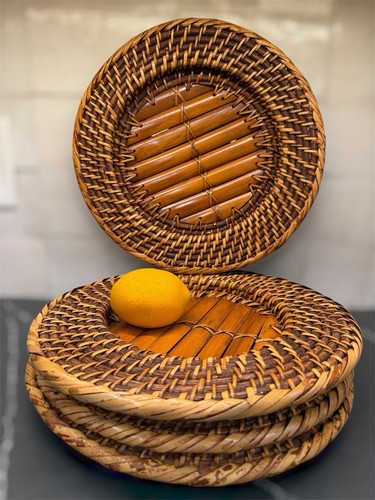 Set rattan bamboo woven - rattan, /