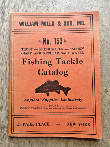 Old fishing tackle catalog - tackle,