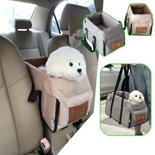 Portable dog car seat - car,