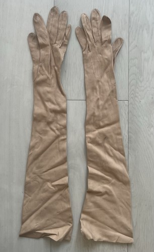 Vintage kid leather long - kid,