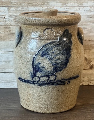 Rowe pottery works lidded - rowe,