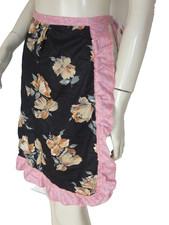 60s Apron Vintage Half Pinnie Pinny Frilly Sissy Pinefore Skirt VTG Kitsch 60's