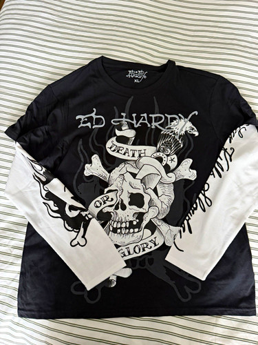 Hardy men black white - ed, xl