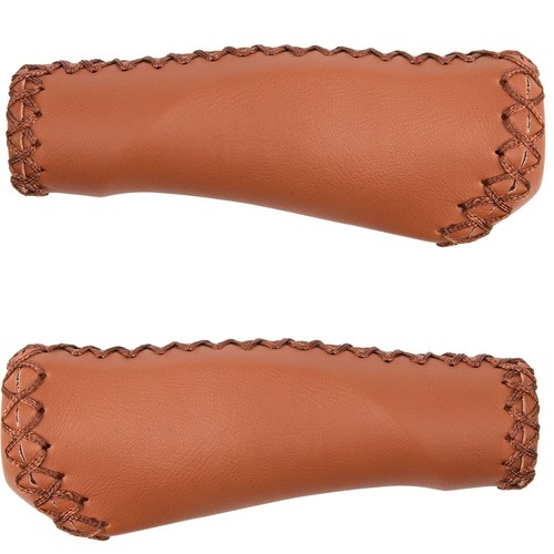 Brown grips leather effect - grips,
