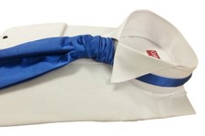 White Downton Abbey Edwardian Wing Collar Dress Shirt Wedding Prom14.5 -23  NWT