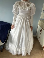 Edwardian style wedding dress 