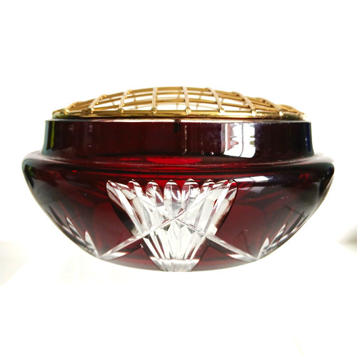 Mcm bohemian red cut clear - bohemian,