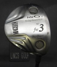 MacGregor Mactec NVG 15° 3 Wood Stiff Graphite Shaft MacTec Grip