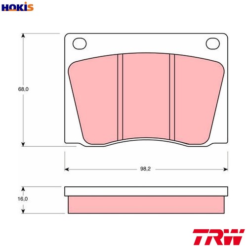 Brake pad set disc - brake,