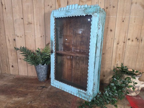 Vintage indian wooden - indian, glazed