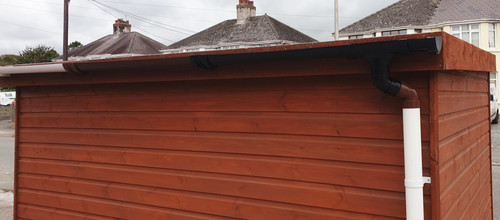 Guttering kit sheds - guttering, garages