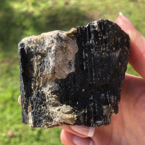 Black tourmaline with mica - with, |
