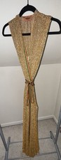 Missoni Wrap Gown Dress IT 42 M Gold