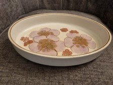 Denby vintage Gypsy oval serving oven dish 10" long new condition