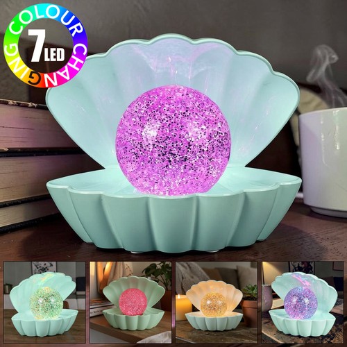 Aqua pearl glitter ball table - ball,