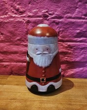 Marks and Spencers Wobble Santa Father Christmas Tin Empty Gift Tin Xmas Festive