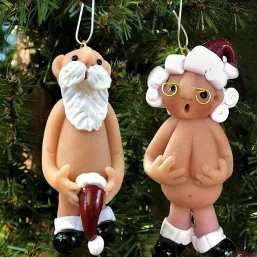 Naked santa christmas funny - santa,