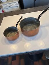 Two Antique French Copper