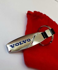 High Quality keyring teardrop shape ideal for volvo car keys redpouch included