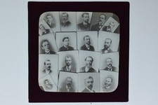 Band Of Hope Jubilee Montage Of Portraits - Glass Lantern Slide