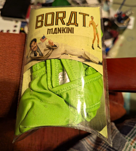 Borat mankini green one size - one,
