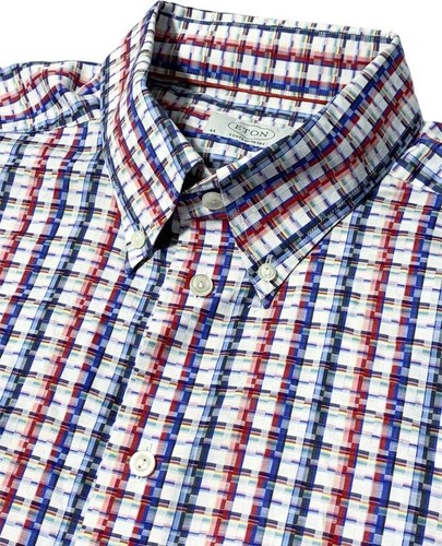 Men eton shirt multicolor - men,