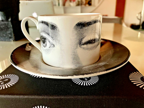 Fornasetti cup and saucer - fornasetti,