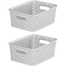 2 x Curver Plastic Storage