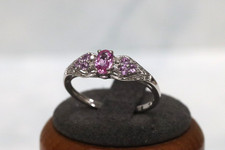 9ct White Gold QVC Pink