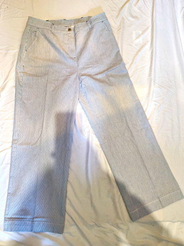 Damart blue white - damart, striped