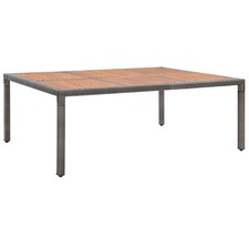 Homgoday Garden Table Grey