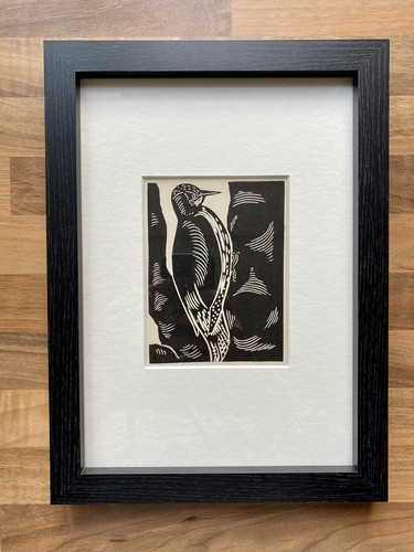Green woodpecker framed - woodpecker’-,