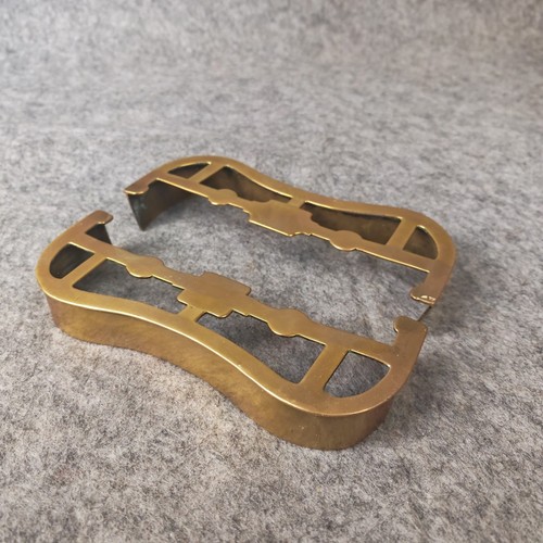 Pair fire fender antique - pair,
