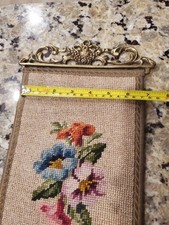 VTG Cross Stitch Bell Pull