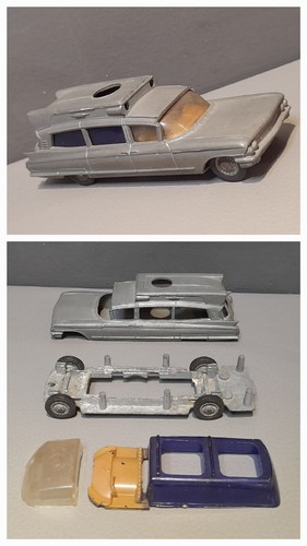 Vintage diecast car ambulance - vintage,