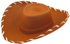 NEW Adult Woody Brown Cowboy Western Hat Fancy Dress Accessories