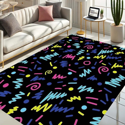 Retro style rug 90s vibe - retro, rug,
