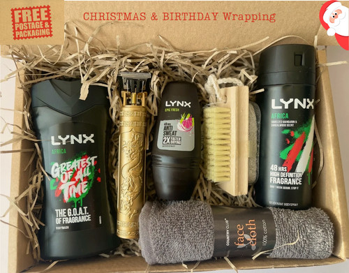 Mens lynx gift hamper - lynx,