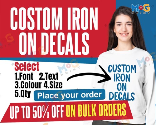 Diy iron decal shirt - on,