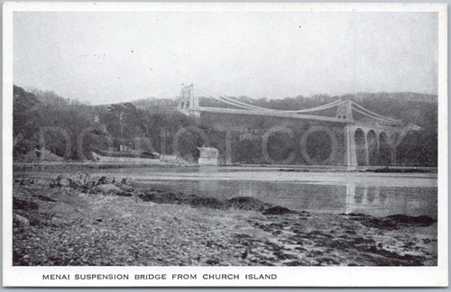 Menai suspension bridge wales - bridge,