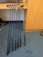 Callaway X18 Iron set (5-PW) also includes a Lynx Putter. Steel, firm shaft.