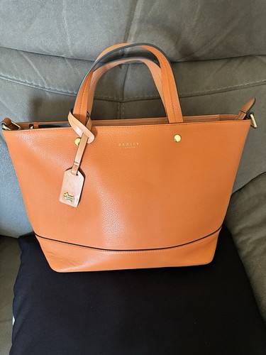 Radley orange handbag - radley,