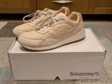 Saucony Shadow 6000 Veg Tan Leather Vanilla UK9