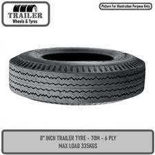 Trailer Tyre 480/400 x 8 inch