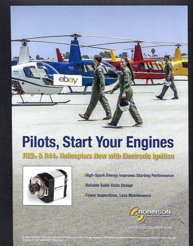 Robinson helicopter pilot s - helicopter, co