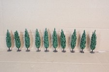 MERIT 5048 OO HO SCALE 10 VINTAGE POPLAR TREES for MODEL RAILWAY LAYOUT om