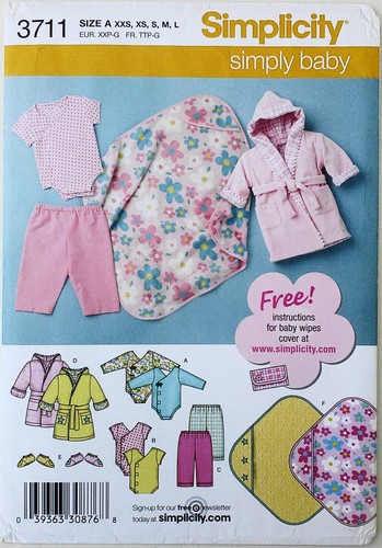 Simplicity 3711 baby - baby, infants